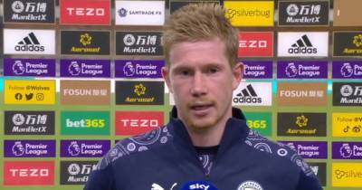 Kevin de Bruyne makes Man City and Liverpool FC title race prediction after Wolves win - www.manchestereveningnews.co.uk - Manchester - county Sterling