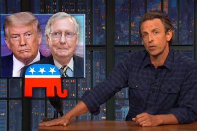 Seth Meyers: Republican Lies About SCOTUS Pick Are ‘Obvious and Degrading’ (Video) - thewrap.com