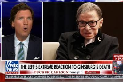 Tucker Carlson Trashes RBG Over Final Wish for SCOTUS Replacement: ‘Pathetic’ (Video) - thewrap.com