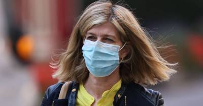 Kate Garraway looks sombre as she makes her way home from work as husband remains in hospital - www.ok.co.uk