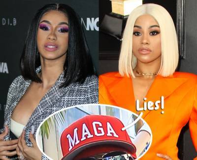 Cardi B & Her Sister Sued For Defamation After Posting Video Of Fight With ‘Racist MAGA’ Folks! - perezhilton.com - county Hampton