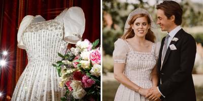 Princess Beatrice's Wedding Dress Is Now on Display at Windsor Castle - www.harpersbazaar.com