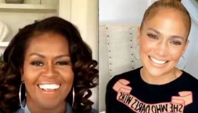 Michelle Obama & Jennifer Lopez Bond Over Their Kids Remote Schooling - etcanada.com