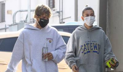 Justin & Hailey Bieber's Masks Cost Just $1.20 & Celebs Are Loving Them! - www.justjared.com