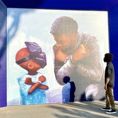 Chadwick Boseman Mural Unveiled At Anaheim’s Downtown Disney - deadline.com