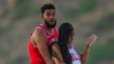 Jordyn Woods Gets Cozy With Rumored Boyfriend Karl-Anthony Towns During Birthday Getaway in Cabo - www.etonline.com - Mexico - Chicago - Dominica - county Lucas - city Karl-Anthony