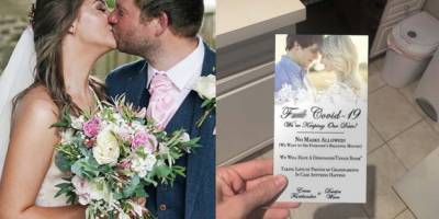 X-Rated COVID wedding invite goes viral after the bride and groom share it online - www.lifestyle.com.au
