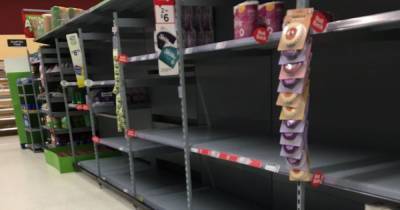 'It's happening again' Panic buying images emerge online as Scots supermarket shelves left empty - www.dailyrecord.co.uk - Scotland
