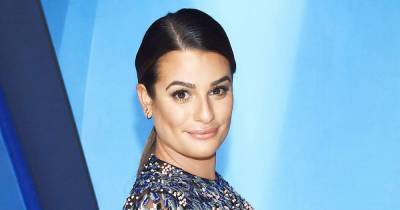 Lea Michele Shares Throwback Baby Bump Pic Taken 1 Day Before Son’s Birth - www.usmagazine.com - New York