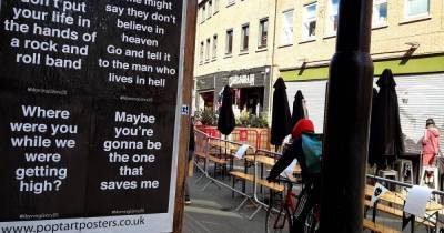 Why posters of Oasis lyrics have appeared across the city centre - www.manchestereveningnews.co.uk - Manchester