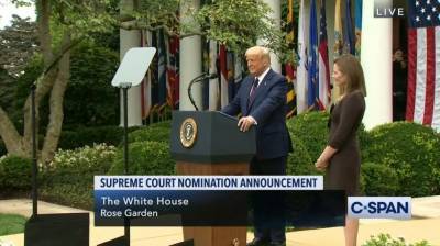 Trump nominates Amy Coney Barrett to replace Justice Ginsburg - www.losangelesblade.com - USA - Washington
