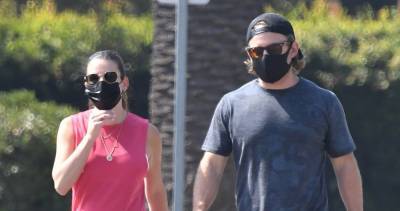 Lea Michele Gets in Some Fresh Air with Hubby Zandy Reich - www.justjared.com - Los Angeles