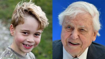 Prince George receives special gift from documentarian David Attenborough in new royal family photos - www.foxnews.com