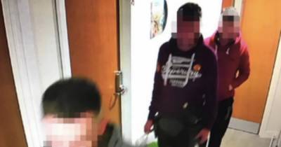 Furious hostel owner shares CCTV of yobs who allegedly trashed room during two-hour stay - www.dailyrecord.co.uk - Scotland