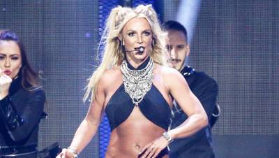 Britney Spears, 38, Tugs Down Her Shorts Dances In Sexy New ‘Throwback’ Video — Watch - hollywoodlife.com