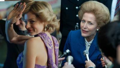 ‘The Crown’ Season 4 First Look: Gillian Anderson As Margaret Thatcher & Emma Corrin As Princess Diana - theplaylist.net - Britain