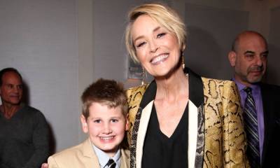 Sharon Stone shares incredibly rare photo with her three sons to mark special occasion - hellomagazine.com - county Stone