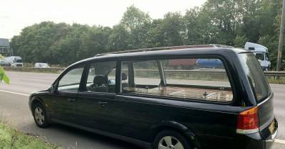 Hearse driver pulled over on the M6 was found driving without insurance - www.manchestereveningnews.co.uk