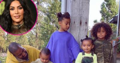 Kim Kardashian Shares Photo of 4 Kids With Husband Kanye West: Im ‘So Lucky’ - www.usmagazine.com - Chicago