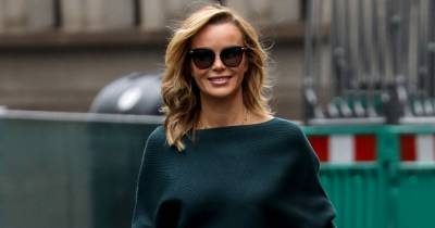 Amanda Holden covers up in gorgeous teal dress after firing back at claims she 'flashed her nipples' on Britain's Got Talent - www.ok.co.uk - Britain