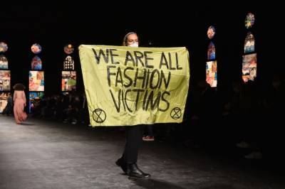 Environmental Protestor Walks The Runway During Dior’s Show At Paris Fashion Week - etcanada.com