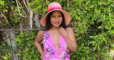Mindy Kaling Celebrates the End of Summer With a Stylish Swimsuit Shoot — See All the Pics - www.usmagazine.com