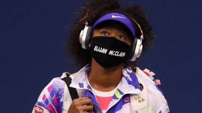 Naomi Osaka Honors Elijah McClain With Second Round Mask at US Open - www.etonline.com - New York - USA - county Arthur - Japan - county Ashe