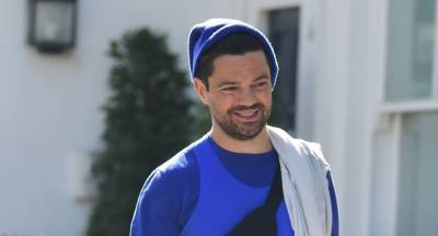 Dominic Cooper Wears Bandages on His Hand During Day Out in London - www.justjared.com - Scotland - London