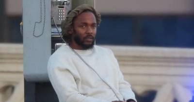 Kendrick Lamar Films New Music Video in Downtown L.A. - www.justjared.com - Los Angeles - city Downtown