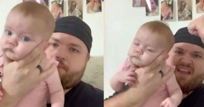 Dad's simple hack to help crying baby fall asleep goes viral - www.msn.com - city Dallas