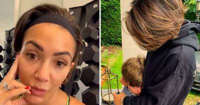 Frankie Bridge 'cried all the way home' after dropping 'anxious' son Parker at school - www.ok.co.uk