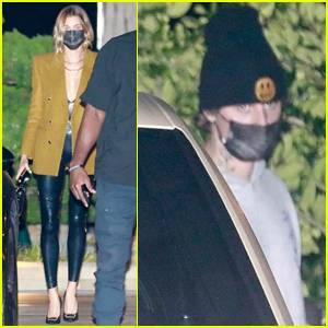 Hailey Bieber Dons Stylish Look for Dinner Date with Justin! - www.justjared.com - Malibu