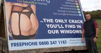 'It's like living in the 1970s' Raunchy underwear adverts land Scots business in hot water with furious locals - www.dailyrecord.co.uk - Scotland