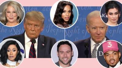 Celebs React To ‘Walking Dumpster Fire’ Donald Trump & Joe Biden’s First Presidential Debate! - perezhilton.com - USA