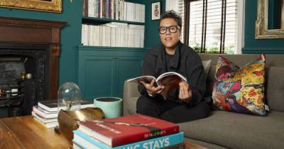 Gok Wan gives a tour of his ultra-glamorous London home with enviable interiors and room filled with blossom - www.ok.co.uk