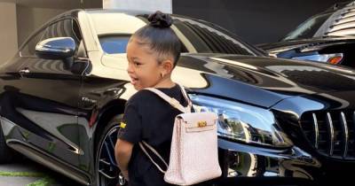 Stormi Webster Carries a Backpack Worth Over $10K for Her 1st Day of Homeschooling - www.usmagazine.com