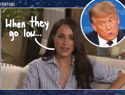 Meghan Markle Talks Learning To Tune Out The ‘Naysayers’ Days After Donald Trump Criticism! - perezhilton.com