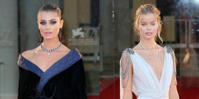 Models Taylor Hill & Frida Aasen Look Stunning on the Venice Film Festival Red Carpet! - www.justjared.com - Italy