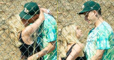 Ashley Benson & G-Eazy Share a Kiss on Set of His Music Video - www.justjared.com - Malibu