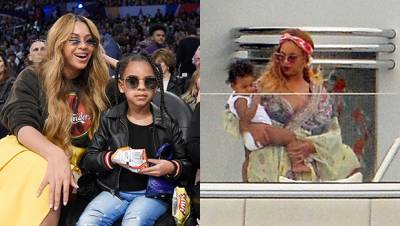 Beyonce With Her Kids: See Adorable Pics Of Superstar With Blue Ivy, 8, Twins Rumi Sir, 3 - hollywoodlife.com - county Hampton