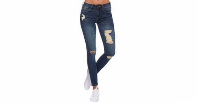 Introducing Your New Favorite Distressed Jeans That Feel Like Leggings - www.usmagazine.com