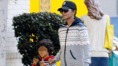 Halle Berry, 54, Uses Her Son Maceo, 6, As Weights While Doing Squats Outside — Watch - hollywoodlife.com