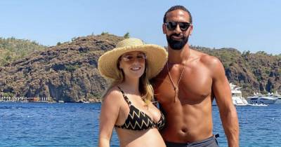 Kate Ferdinand stuns as she shows off blossoming baby bump in bikini as she declares love for husband Rio - www.ok.co.uk