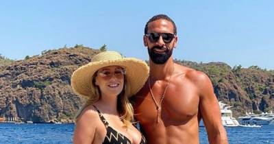 Rio Ferdinand makes cheeky joke as he poses with his pregnant wife on holiday - www.manchestereveningnews.co.uk - Manchester