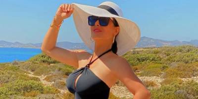 Salma Hayek Celebrated Her 54th Birthday Early With A Svelte Swimsuit Instagram Photo - www.marieclaire.com