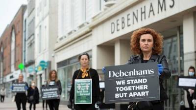Debenhams workers prepare to mark 150 days on picket as they reject €1m offer - www.breakingnews.ie