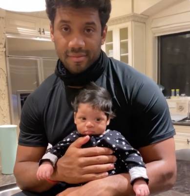 Ciara’s Newborn Son Looks Just Like Dad Russell Wilson In Cute Video - etcanada.com - county Wilson - Seattle - county Harrison - county Russell