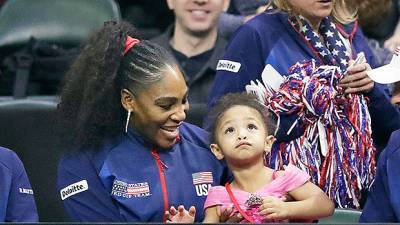 Serena Williams’ ‘Baby’ Olympia, 3, Is So Cute Cheering Mom On At The U.S. Open — Watch - hollywoodlife.com