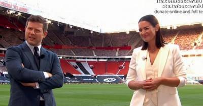 Soccer Aid host Kirsty Gallacher looks 'peng' in her cream suit - but it has some viewers worried - www.manchestereveningnews.co.uk