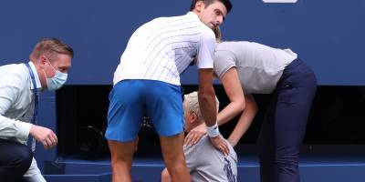 Novak Djokovic Disqualified From U.S. Open After Accidentally Hitting Line Judge in Throat With Tennis Ball - www.justjared.com